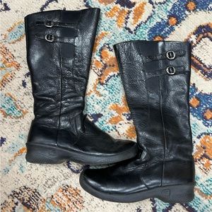 Keen Women’s Bern Baby Bern Boot Black Leather Sz 8.5